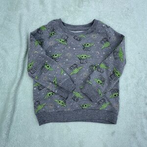 Star Wars Baby Yoda Grogu Sweatshirt toddler kids size 4T